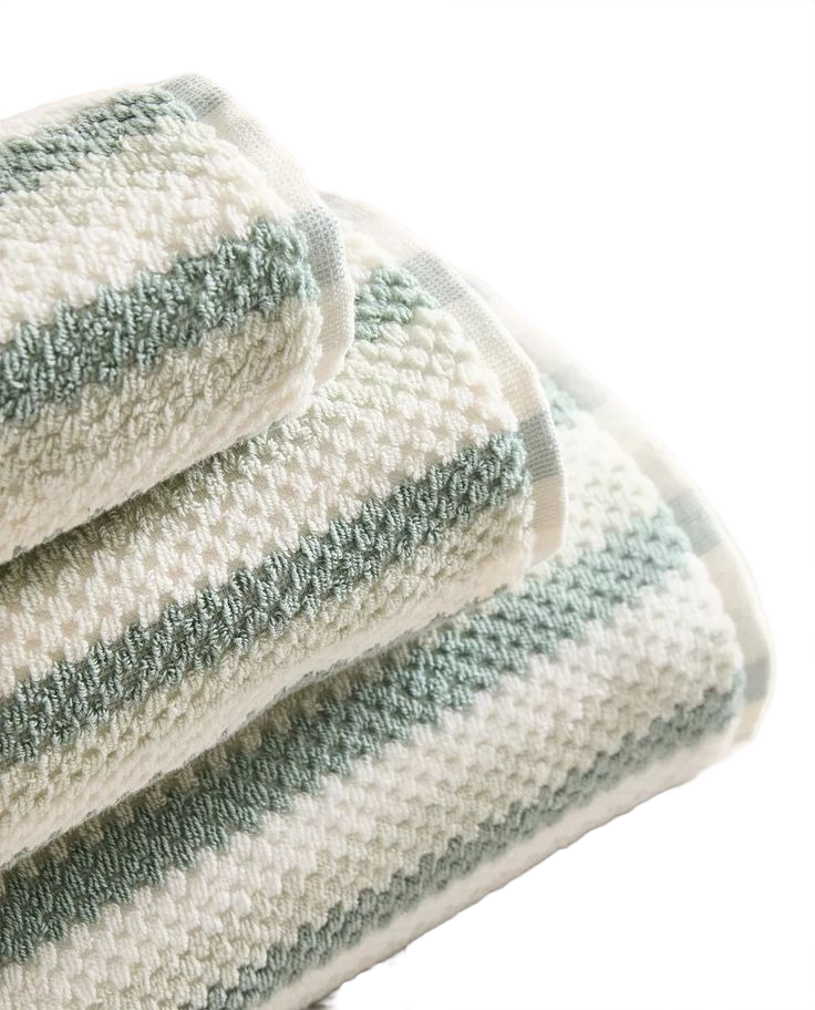 GEOMETRIC JACQUARD BATH TOWEL