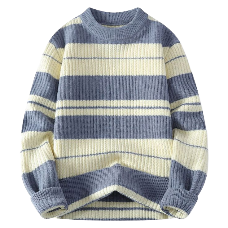 Men_s Slim Fit Crewneck Sweater Casual Knitted Pullover Warm Sweaters