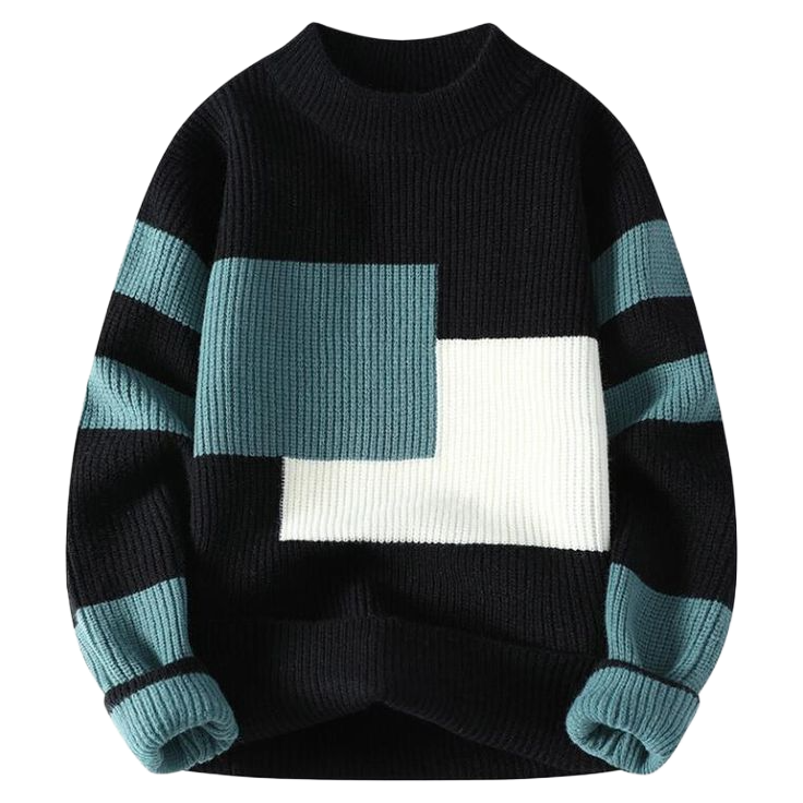Mens Youth 2023 Round Neck Multicolor Pullover Knited Casual Sweater Jumper