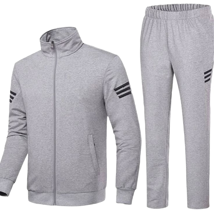 Sports tracksuit grey for men