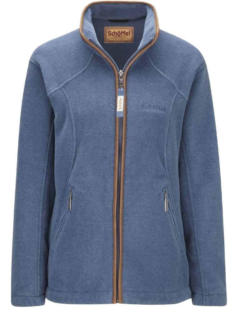 The ladies Burley Schoffel Fleece in this striking new Denim colour
