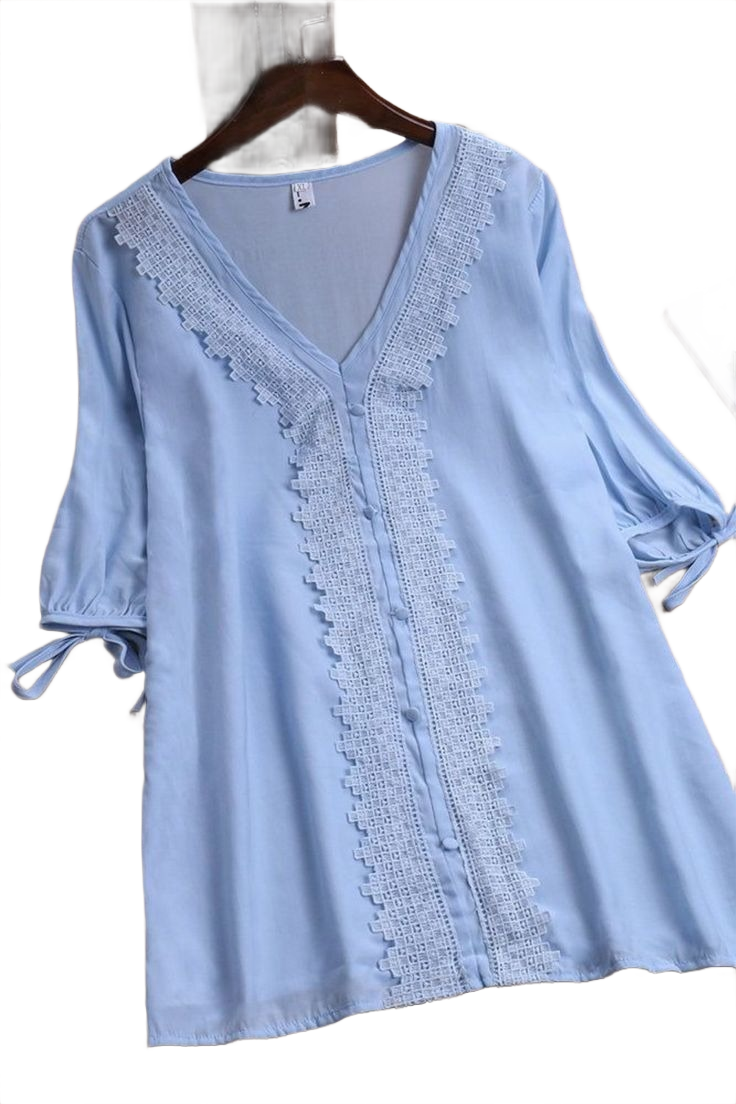 V-neck vintage top