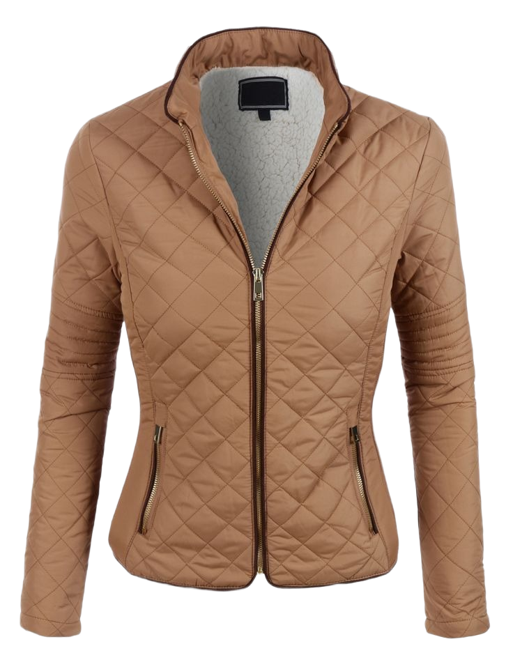 Womens Lightweight Quilted Zip Jacket