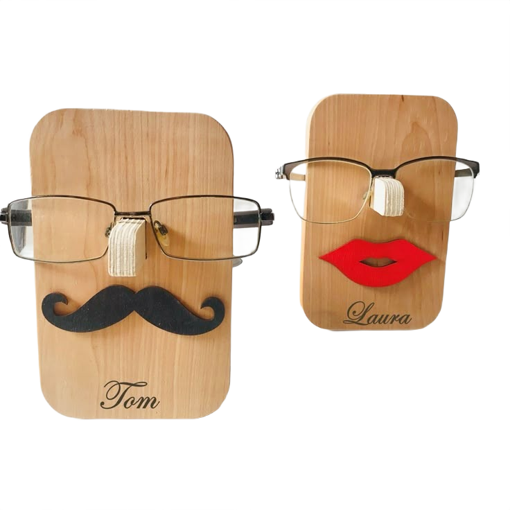 Wooden SPECTACLES & SUNGLASSES STAND - Custom Eye Glasses Holder, Handcrafted Sunglasses Stand, Stylish Glasses Display Stand, Ideal Gifts