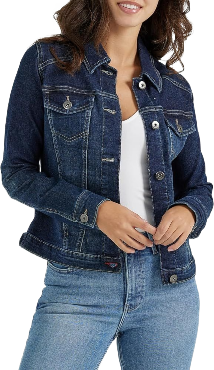 Wrangler Authentics Women_s Stretch Denim Jacket (1)